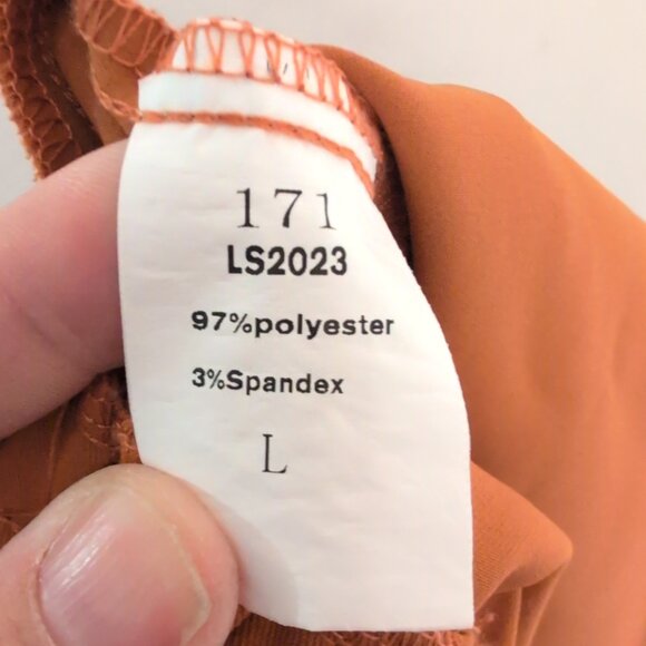 Lillusory Orange Wide-Leg‎ Pants  Size L - Picture 11 of 11